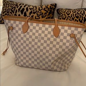 Louis Vuitton Neverfull Tote MM Damier Azur